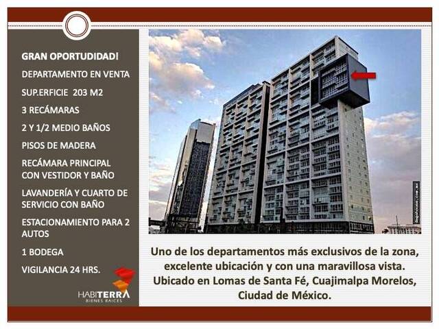 #DV-3146 - Departamento para Venta en Ciudad de México - DF - 2