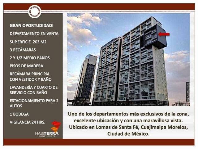 #DV-3146 - Departamento para Venta en Ciudad de México - DF